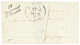 LOZERE : 1852 Cursive 46 CHATEAUNEUF DE RANDON + Taxe 1 Sur Lettre Pour MENDE. TTB. - Altri & Non Classificati