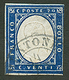 MONACO : SARDAIGNE 20c(n°12) Pd Obl. Cachet Sarde MENTONE. RARE. TB. - Altri & Non Classificati