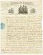 An 13 Cachet Rare DEB.e D' Asti Au Verso D'une Lettre De DUNKERQUE Avec Magnifique Entête Illustrée FLOTILLE DE DUNKERQU - 1792-1815: Départements Conquis