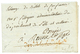 An 2 DEBOURSE ARMEE DES COTES Au Verso D'une Lettre Avec Texte Daté "XANTES (ci Devant SAINTES). RARE. Superbe. - Armeestempel (vor 1900)