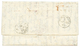 "Affrt à 1F60 Pour HONG-KONG" : 1863 Paire 80c(n°17) Non Touché Obl. Losange ESI Sur Lettre De PARIS Pour HONG-KONG CHIN - 1853-1860 Napoléon III.