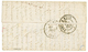 Pli CONFIE Du "JEAN BART" : 20c(n°29) Obl. GC 4034 Sur Lettre PAR BALLON MONTE Pour LE MANS (18 Oct 70). RARE PLI CONFIE - Krieg 1870