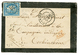 "Tarif Militaire Pour L' INDOCHINE" : 1870 20c BORDEAUX (n°45) Obl. GC 456 + T.17 BESANCON Sur Enveloppe Pour Un Militai - 1870 Ausgabe Bordeaux