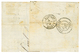 1872 40c BORDEAUX (n°48) TTB Margé + 5c EMPIRE (n°20) + 25c CERES (n°60) Obl. GC 4261 + VILLENEUVE-S-LOT Sur Lettre Pour - 1870 Ausgabe Bordeaux