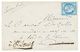 "Timbre De FRANCE Utilisé Au SENEGAL" : 1874 25c CERES (n°60) Obl. Losange SNG En Bleu Sur Envelope NON TAXEE Pour DAKAR - 1871-1875 Ceres