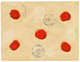 1882 Paire 5F Violet (n°95) + 25c+ 30c Obl. PARIS Sur Envelope CHARGEE + VD = 10 000F Pour SARLAT. RARE. TTB. - Sonstige & Ohne Zuordnung