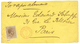 1883 PORTO-RICO 8c Obl. Cachet Français UNION PAYS D' OUTREMER LE HAVRE En Rouge Sur Lettre Pour PARIS. Trés Rare. Super - Schiffspost