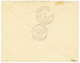 CRETE : 1899 TIMBRE TAXE Grec 20l Obl. Cachet Du Bureau Français De HIERAPETRA Sur Enveloppe Pour CANDIE. Verso, Cachet  - Sonstige & Ohne Zuordnung