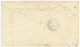 CRETE : 1901 LEVANT FRANCAIS 1 P S/ 25c Obl. Cachet Italien LA CANEA UFF. POSTALE ITALIANO Sur Enveloppe Pour AYR (ECOSS - Sonstige & Ohne Zuordnung