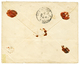 CRETE : 1902 1P S/ 25c(x3) Obl. CANDIE CRETE Sur Enveloppe RECOMMANDEE Pour PARIS. RARE. Superbe. - Sonstige & Ohne Zuordnung