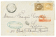 1870 10c(n°28) + 30c(n°30) Obl. GC 5095 + SALONIQUE TURQUIE Sur Lettre Pour La FRANCE. TTB. - Sonstige & Ohne Zuordnung