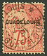 GUADELOUPE 75c(n°25) Obl. ST LOUIS GUADELOUPE. Bureau Rare. Le Timbre Détaché Cote 140€. Superbe. - Sonstige & Ohne Zuordnung