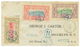 COTE DES SOMALIS : 1895 15c+ 25c+ 30c Obl. DJIBOUTI Sur Enveloppe RECOM Pour Les ETATS-UNIS. TTB. - Sonstige & Ohne Zuordnung
