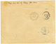 1898 5c+ 10c+ 25c+ 50c(pd)+ 1F Obl. DJIBOUTI Sur Enveloppe RECOMMANDEE Pour L' ANGLETERRE. TB. - Sonstige & Ohne Zuordnung