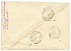1896 Paire 25c Obl. GRAND-TABOU COTE D' IVOIRE Sur Env. Via MOYENBEREBY Pour BORDEAUX. Double Port. TTB. - Sonstige & Ohne Zuordnung