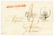 1829 GUYANE FRANCAISE En Rouge Sur Lettre Avec Texte Pour La FRANCE. Frappe Luxe. Exceptionnel. - Sonstige & Ohne Zuordnung