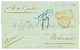 "FORWARDING Agent CUBA" : 1853 COLONIES ART 13 + Cachet Bleu MORISON / HAVANA Sur Lettre Avec Texte De CAYENNE Pour BORD - Sonstige & Ohne Zuordnung