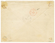 1877 CG 40c SAGE Pd Obl. GUYANE CAYENNE + COL. FR PAQ FR. C N°1 En Rouge Sur Enveloppe Pour La FRANCE. Verso, Cachet LIG - Sonstige & Ohne Zuordnung