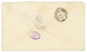 TAHITI : 1868 Superbe Tricolore Au Type AIGLE Avec 20c+ 40c + 80c Obl. Cachet à Date TAHITI(OCEANIE) PAPEETE Sur Envelop - Sonstige & Ohne Zuordnung