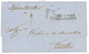 1862 "15" Blue Tax Marking + COL. VAPORE D' ALESSANDRIA On Entire Letter From ALEXANDRIE To TRIESTE. Vvf. - Levante-Marken