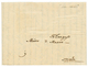 1842 Disinfected Wax Seal ALEKSINAC + ZEMUN On Reverse Of Entire Letter From VELES To PEST. Vvf. - Levante-Marken
