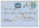 "CANDIA" : 1874 10s Canc. CANDIA + GREECE 20l On Entire Letter To ATHENES. Vf. - Oriente Austriaco