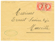 1883 Pair 5 Soldi Canc. CANEA On Envelope To FRANCE. Superb Quality. - Levante-Marken