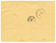 1883 Pair 5 Soldi Canc. CANEA On Envelope To FRANCE. Superb Quality. - Levante-Marken