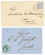 "PREVESA" : 1876/84 2 Covers With 10 SOLDI Canc. PREVESA To TRIESTE. Vvf. - Levante-Marken