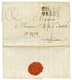 CEYLON : 1784 French Entry Mark COL. PAR BREST On Entire Letter Datelined "TRINQUEMALAY" To FRANCE. Rare So Early. Vf. - Ceylon (...-1947)