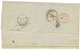 DANISH WEST INDIES : 1870 GB/ 1F60c + F./56 + 2L Italian POSTAGE DUE On Entire Letter From ST THOMAS To ITALY. Unique Co - Dänische Antillen (Westindien)