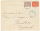1877 10p + 1P Canc. Blue Cds POSTE KHEDEUIE SIUT On Envelope With Full Text "ASYOOT" To ENGLAND. Superb. - Other & Unclassified