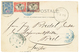 1905 ETHIOPIA 20 On 2g Canc. ADIS-ABEBA + SOMALI COAST 1c+ 10c Canc. DJIBOUTI On Card To SWITZERLAND. Vf. - Äthiopien