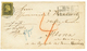 PRUSSIA To ALTONA : 3 Sgr Canc. 103 + BERLIN + "4" Tax Marking On Envelope To ALTONA. Verso, Danish Cachet HAMBURG. Vf. - Sonstige & Ohne Zuordnung