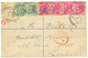GOLD COAST : 1895 1/2d(x2) + 1d(x4) Canc. ELMINA On REGISTERED Envelope (2d) To ENGLAND. Vvf. - Goldküste (...-1957)
