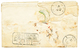 PAPAL STATES : 1860 8B Strip Of 5 + VELLETRI + CHARGE + ASSURATO On Entire Letter To CHAMBERY (FRANCE). RARE. Vvf. - Ohne Zuordnung