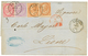 "1L.20 To FRANCE" : 1864 10c(x2) + 40c + 60c Canc. ANCONA On Cover (triple Rate) To FRANCE. Vvf. - Ohne Zuordnung