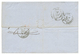 1870 ITALY 20c(x2) Canc. French ANCHOR + ITALIE PAQ FR. X N°3 In Blue On Entire Letter From PALERMO (SICILY) To FRANCE.  - Ohne Zuordnung
