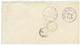 "60c Rate To CEYLON" :1878 30c(x2) On Envelope From FIRENZE To ANAHADRAPOORA (CEYLON). Rare Destination. Vf. - Ohne Zuordnung