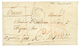 "JERUSALEM Via BEYROUTH" : 1848 BEUROUTH SYRIE + "18" Tax Marking On Envelope With Full Text Datelined "JERUSALEM" To FR - Palästina