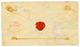 "MAURITIUS Used In SEYCHELLES" : 1890 MAURITIUS 4c Strip Of 4 Canc. B64 + SEYCHELLES On Envelope (fault) To ENGLAND. RAR - Seychellen (...-1976)