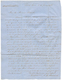 "SIERRA-LEONE Via GOREE" : 1863 Large Blue Cachet GOREE 23 Mars 63 + 4 Tax Marking On Entire Letter Datelined SIERRA-LEO - Sierra Leone (...-1960)