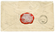 1872 6c + 24c + SINGAPORE PAID In Red On Envelope To ENGLAND. Vf. - Straits Settlements