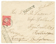 TONGA : 1897 2 1/2d Canc. NUKUALOFA + REBUT + RETOUR A L' ENVOYEUR On Envelope To BELGIUM Redirected To TONGA. Vvf. - Tonga (...-1970)