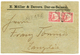 ZANZIBAR : GERMAN EAST AFRICA 5p(x2) Canc. British Cds ZANZIBAR + PAQUEBOT On Envelope From DAR-ES-SALAM To ZANZIBAR. RA - Zanzibar (...-1963)