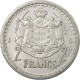 Monnaie, Monaco, Louis II, 2 Francs, Undated (1943), TTB, Aluminium, Gadoury:MC - 1922-1949 Louis II