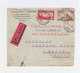 Enveloppe Par Avion Vers  Cameroun Timbre Poste Aérienne 1F50 Carmin Et  5 F Brun. CAD Faubourg Saint Denis 1931.(823) - 1960-.... Lettres & Documents