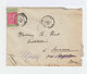 Sur Enveloppe Du Cameroun Vers Sarceaux Timbre  50 C. Vert Jaune Et Rose CAD Cameroun 1934. Vignette Jeux Et Santé (824) - Lettres & Documents