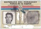 CEDULA PARAGUAY FEMENINA FEMENINE IDENTITY DOCUMENT AÑO 1986 -BLEUP - Historical Documents
