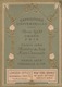 Calendrier Parfumé GELLE Frères - Paris - 1905. Cachet Du Coiffeur Brunet Du Merlerault (Orne) - Petit Format : 1901-20